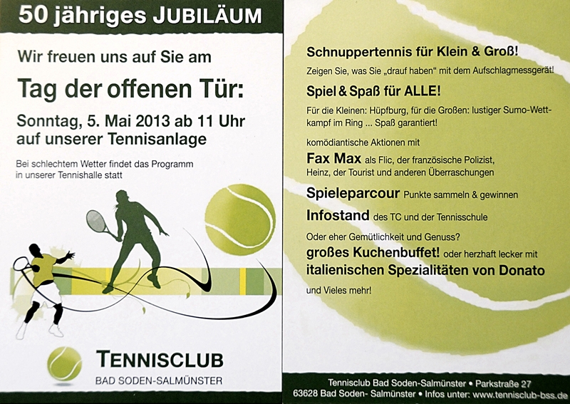 50 Jahre Tennisclub Bad Soden-Salmünster